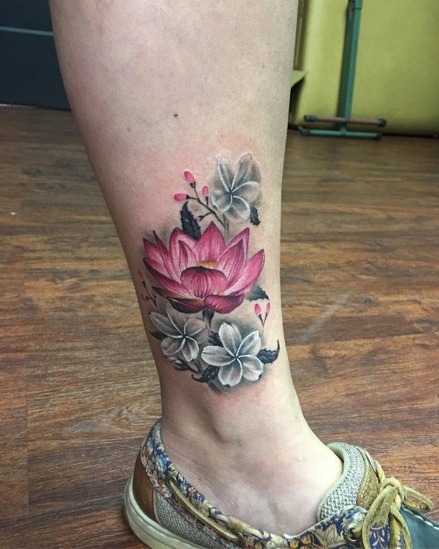 Ankle tattoo  16