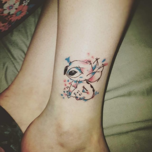 Ankle tattoo  37