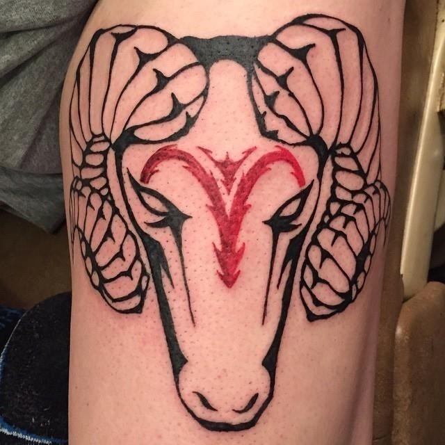 Aries tattoo 13
