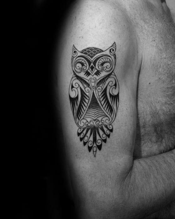 Tribal Owl Tattoo Vector Images over 1800