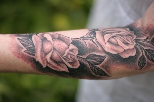 Rose Tattoos With Quotes On Arm QuotesGram