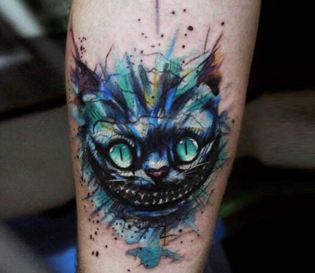 Artist  andrey stepanov  cheshire cat tattoo 16260122557