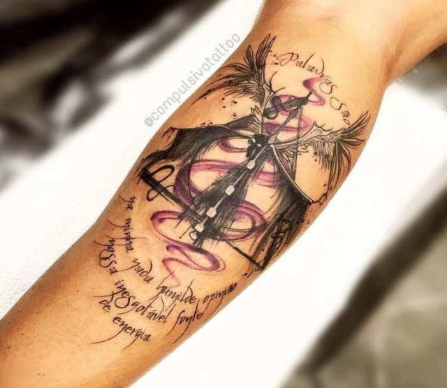 Artist  compulsiva tattoo  harry potter tattoo 18257182008