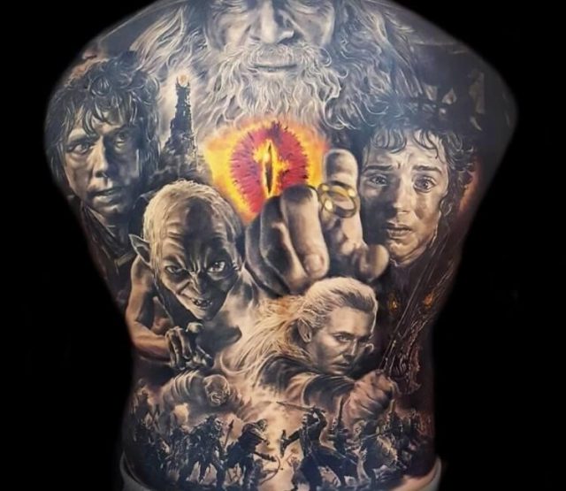 Artist  el mago tattoo  lord of the rings tattoo 19044105332