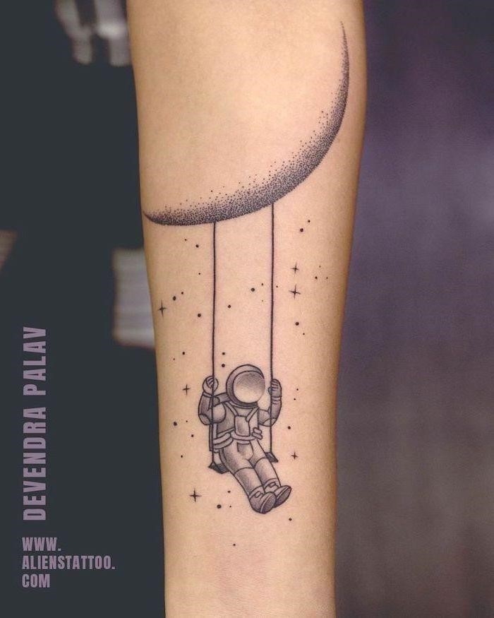 61 Earth Shattering Space Tattoo Designs Will Undoubtedly Make You Look  Fantastic  Psycho Tats