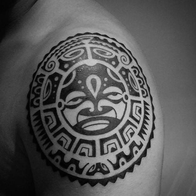 Aztec tattoo 8