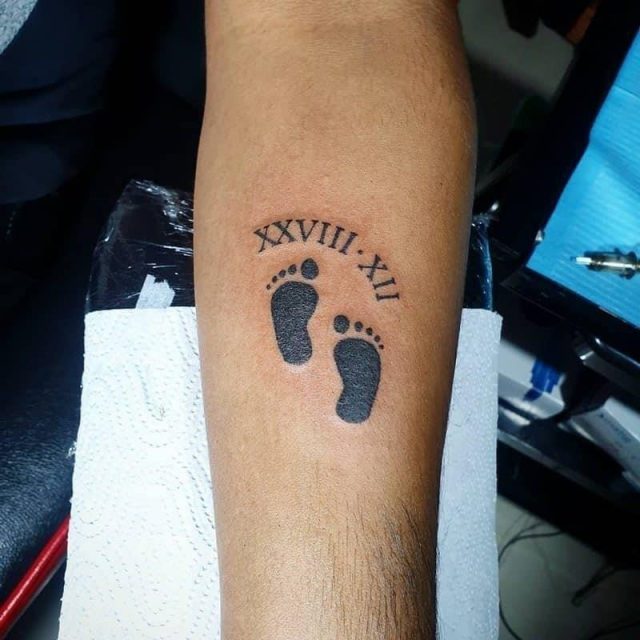 Baby footprint tattoos inkme61