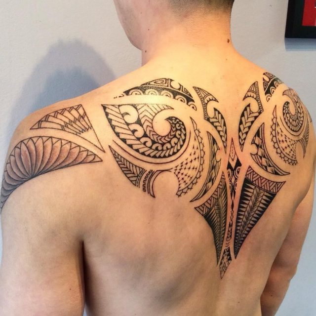 Back tattoo 48