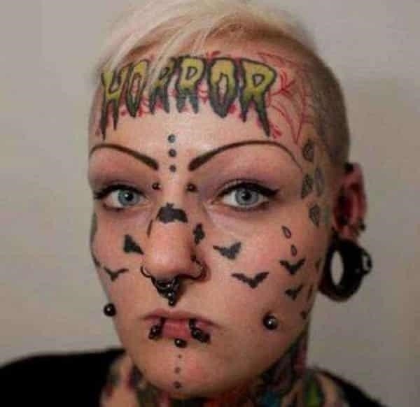 Bad face tattoos 9