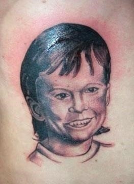 Bad portrait tattoo