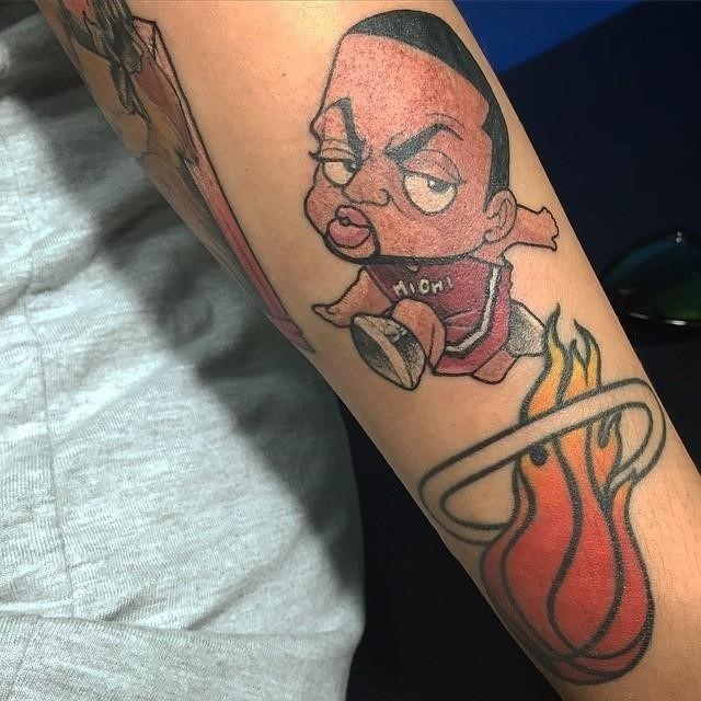 Basketball tattoo 141