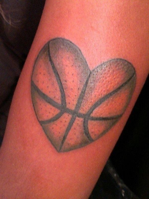 Basketball tattoo 7