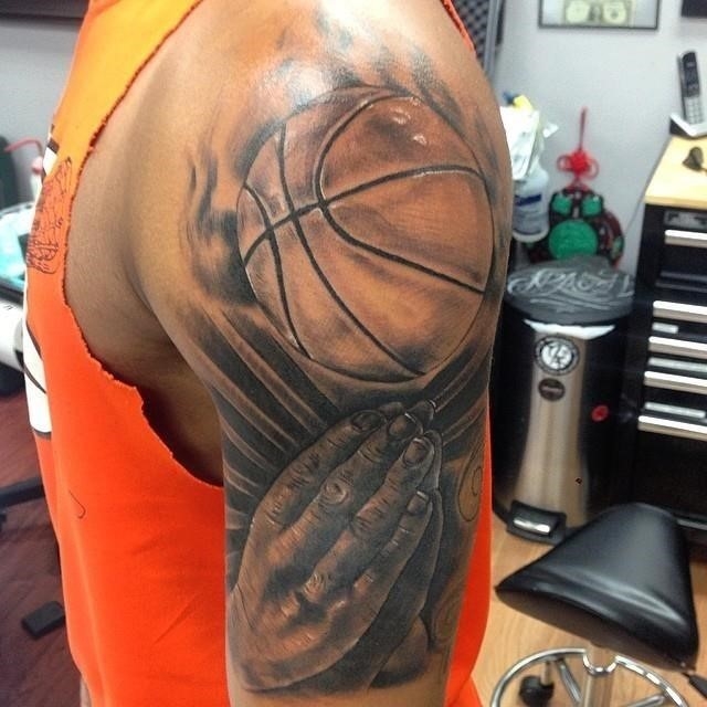 Basketball tattoo 91