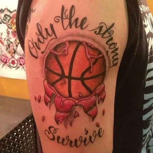 Basketball tattoo Designs and Ideas For Men 5