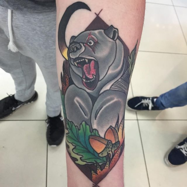 Bear tattoo 11