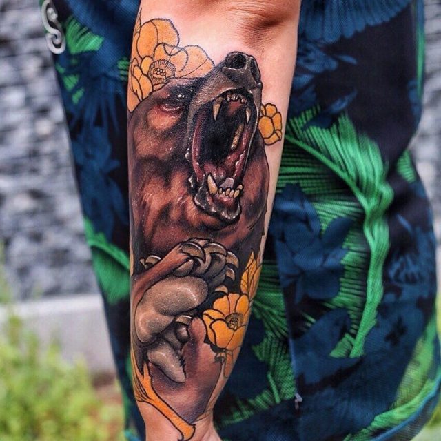 Bear tattoo 13