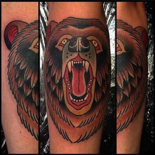 Bear tattoo 16 650×650