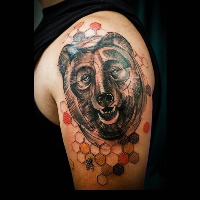 Bear tattoo 2