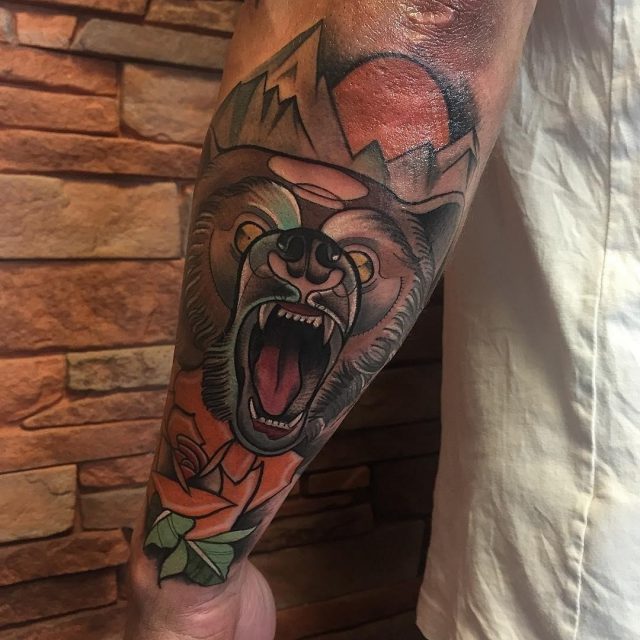 Bear tattoo 43