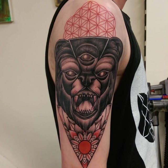 Bear tattoo 50