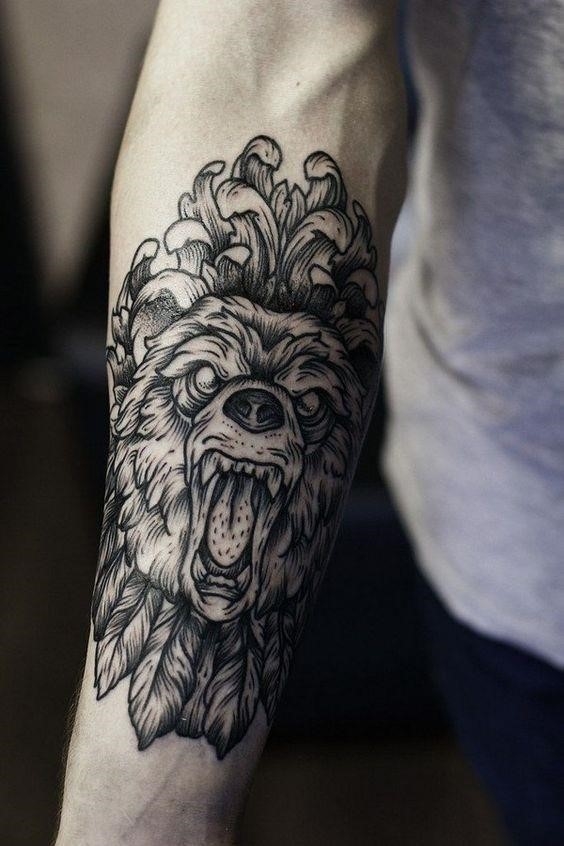 Bear Tattoo  For Family Strength Perseverance Guide for 2023  Tattoo  Stylist