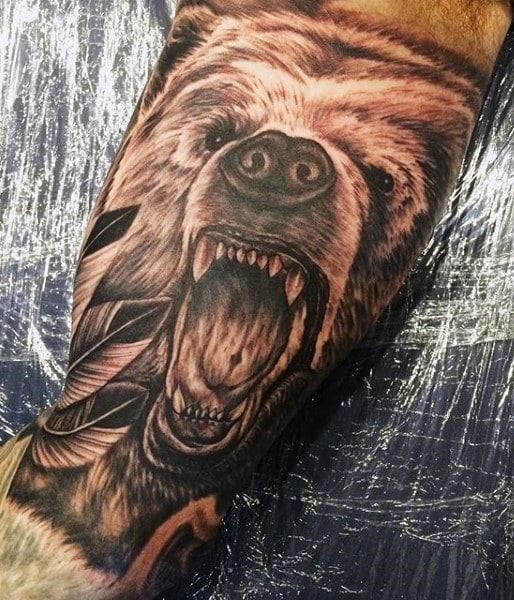 Bear tattoos 16