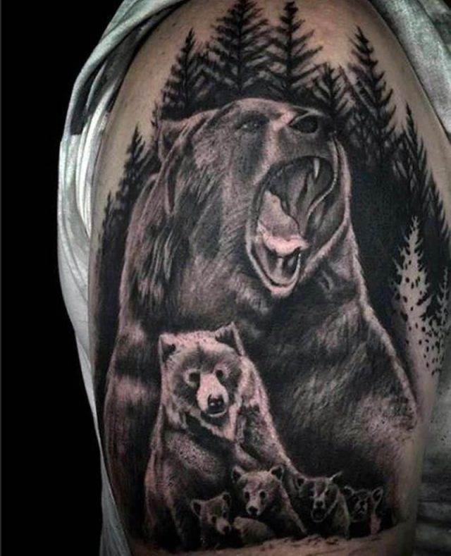 Bear tattoos 26011950