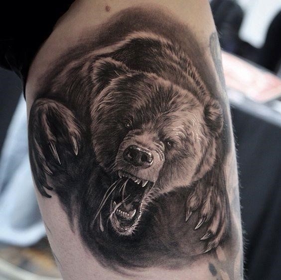 Bear tattoo