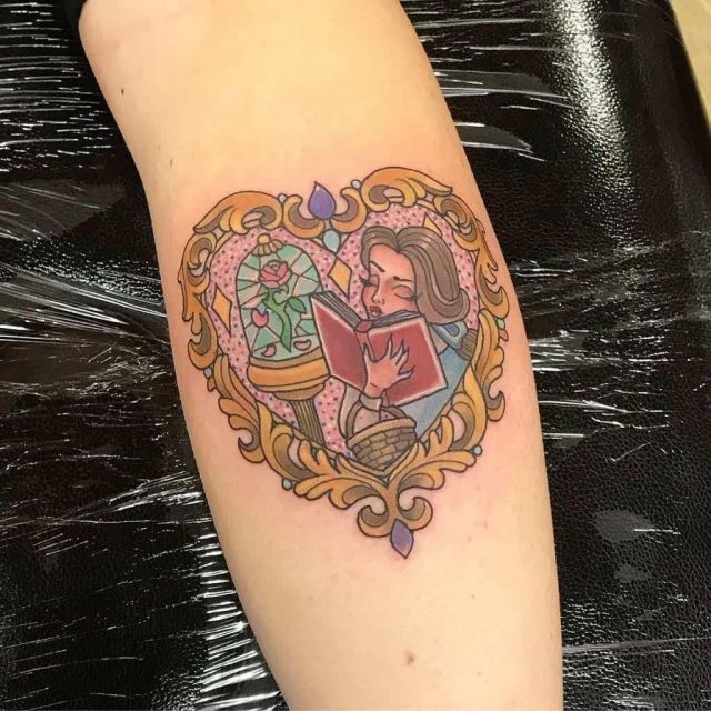 Beauty and the beast tattoo ideas and inspiration