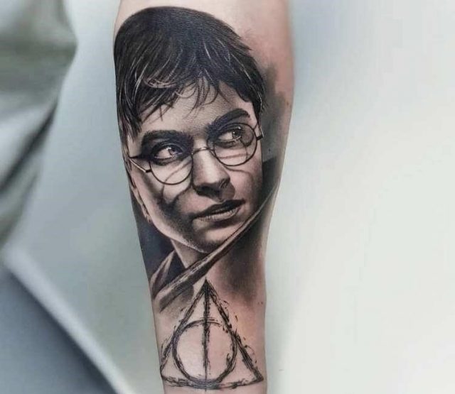 Best 40 harry potter tattoos   005