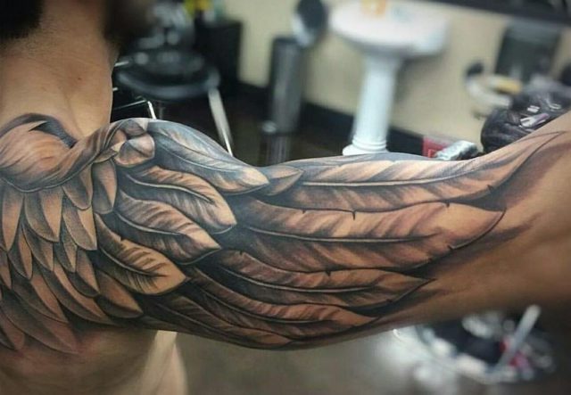 Best wing tattoos for men