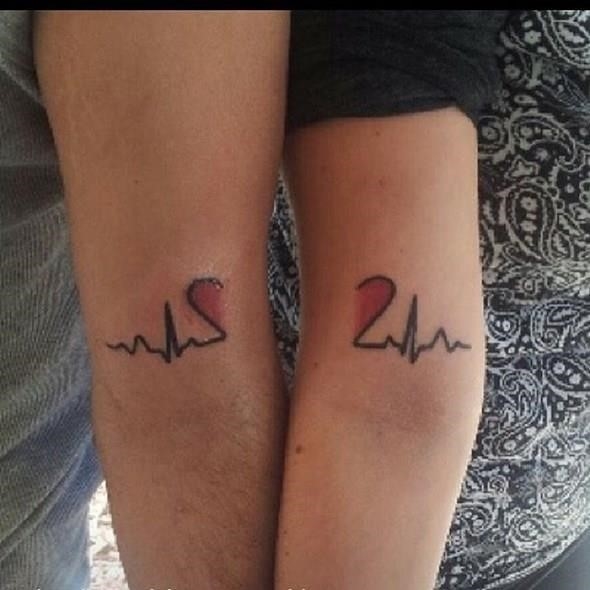 Brother and sister love tattoos