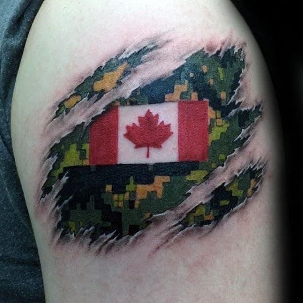 40+ Canadian flag tattoo Ideas [Best Designs] • Canadian Tattoos