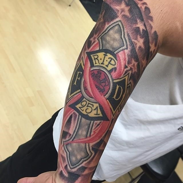 Cancer ribbon tattoo 17