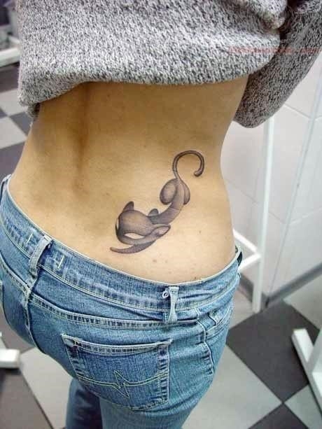 Cat memorial tattoo