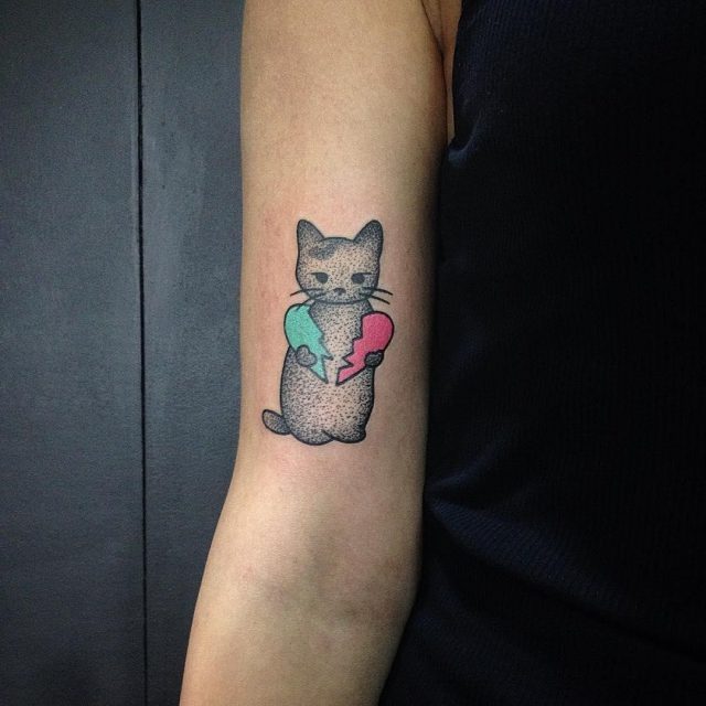 Cat tattoo 221