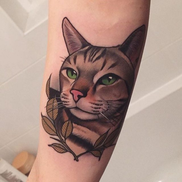 Cat tattoo 231