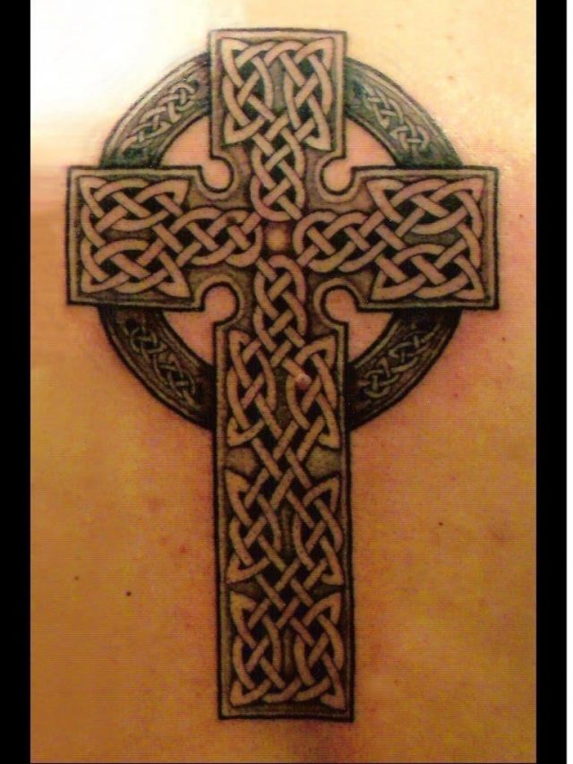 Celtic cross tattoo 5
