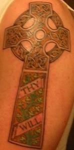 Celtic cross tattoo 6
