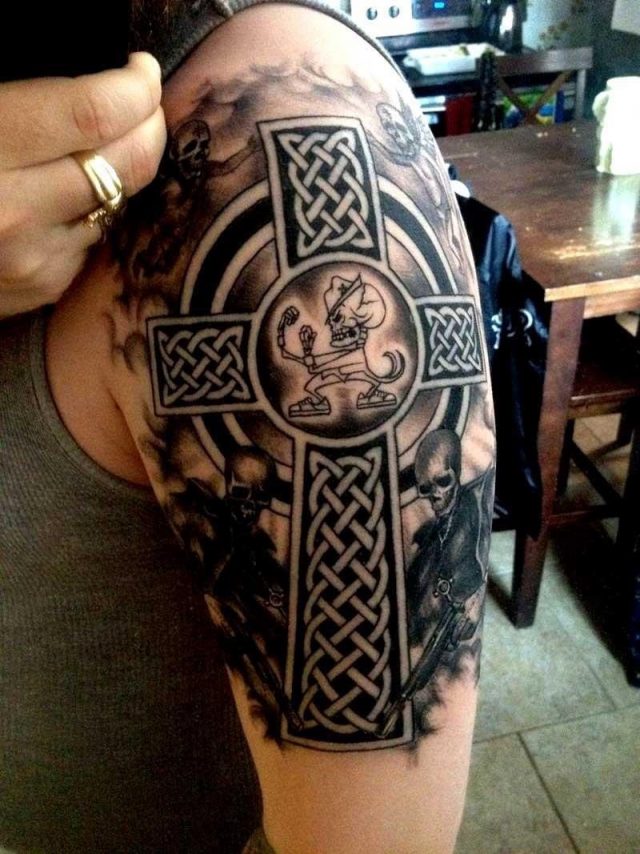 Celtic crosses tattoos