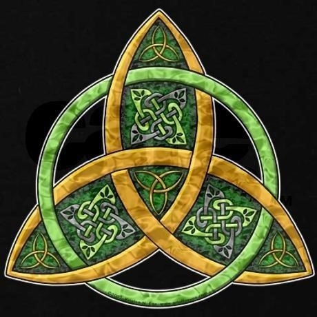 Celtic trinity knot tattoo graphic