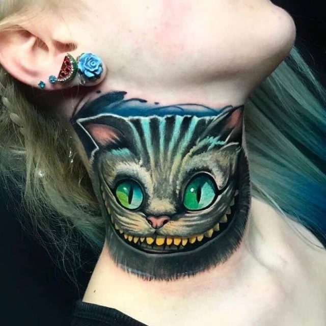 Cheshire cat tattoo 11 800×800