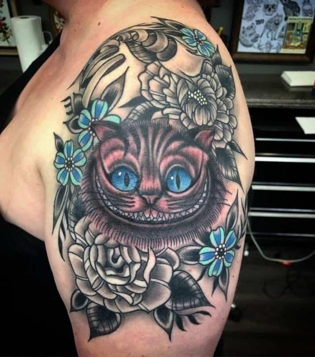 Cheshire cat tattoo 8 706×800