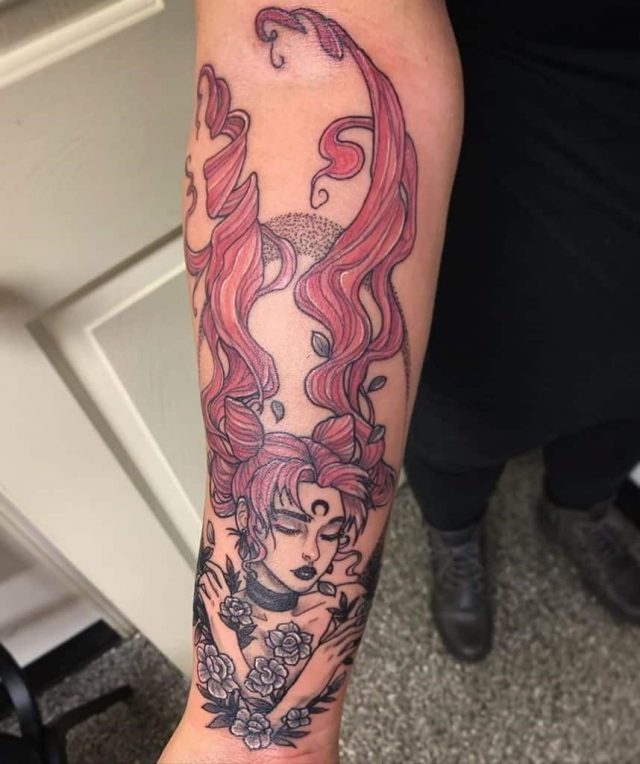 Chibiusa sailor moon tattoo