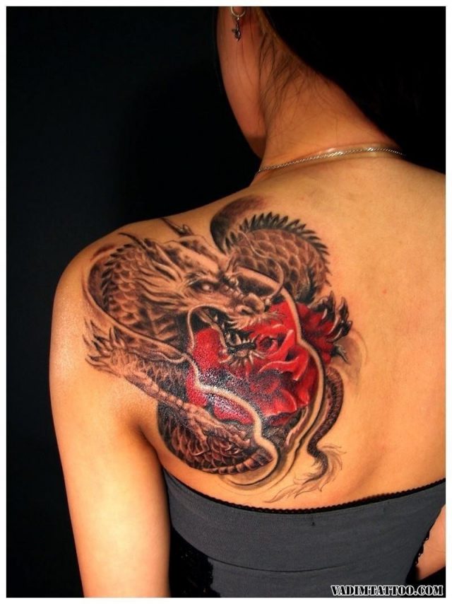 Chinese dragon tattoo 09