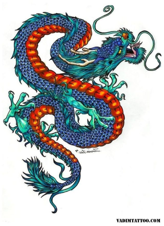 Chinese dragon tattoo 27