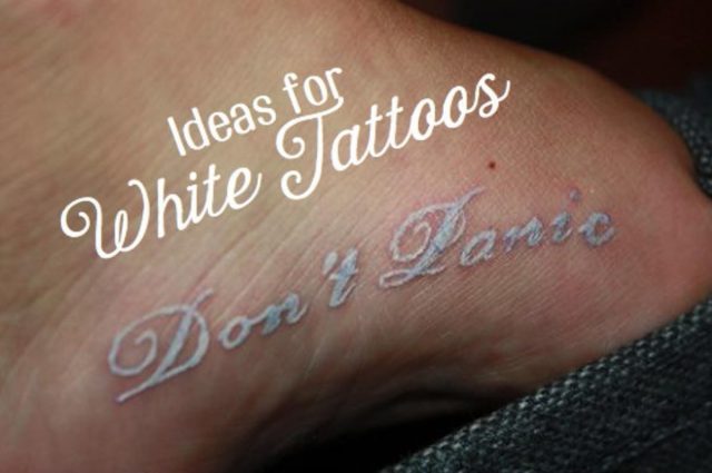 Choosing a white tattoo