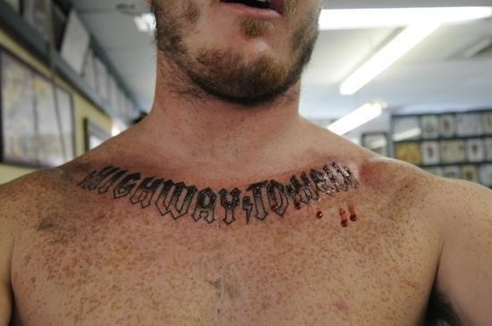 Collar Bone Name Tattoo Ideas