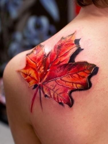 Amy Nguyen Art  Canadian maple leaves in water colour tattoos  Facebook