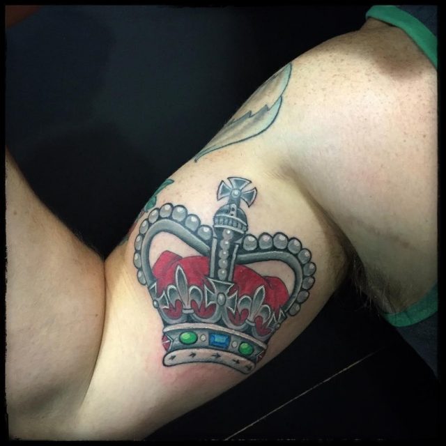 Crown tattoo 4